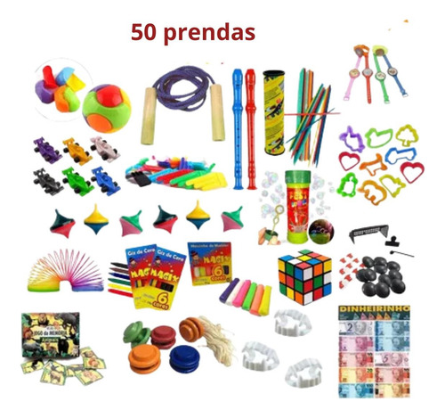 Super Kit De Festa Junina 50 Prendas Brindes Gincana Doação