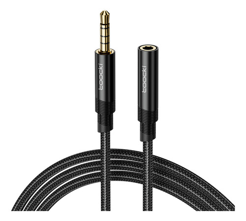 Cable De Audio Auxiliar Toocki 3.5 Macho Hembra De 4 Seccion