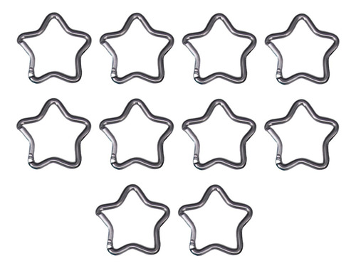 Mosquetones Con Forma De Estrella De Cinco Puntas Para Silve