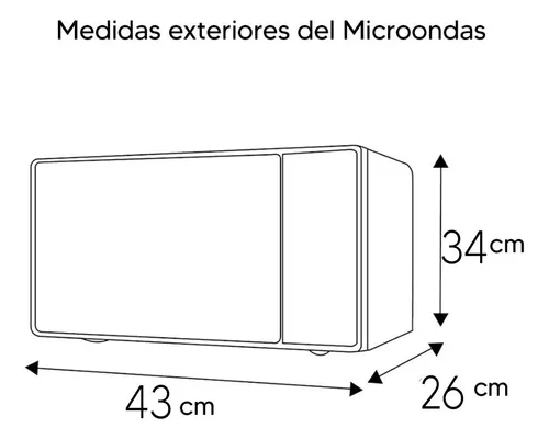Microondas De Mesa Digital Xion Xi-mw2050inox 20 Litros
