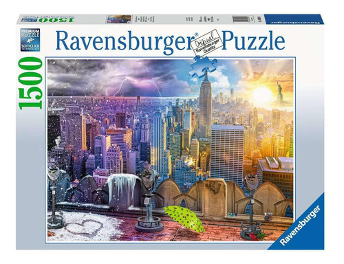 Ravensburger 16008 Día Y Noche, Horizonte De Nueva York, 150