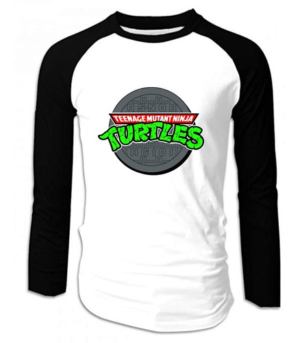 Camiseta Tortugas Ninja Turtles Ninja Manga Larga Camibuso