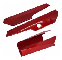 Comprar Kit Protetor Papinho + Tampa Lateral Mobilete Caloi Vermelho