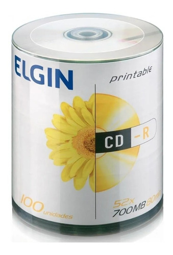 Cd-r C/ 100 Unidades Elgin 82045 Printable