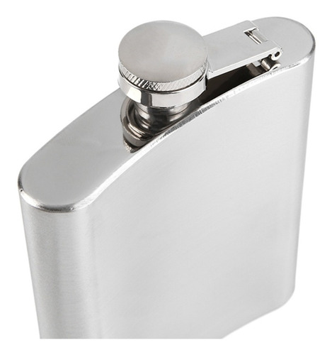 Licorera Anforita 6oz Acero Inoxidable De Bolsillo Licores