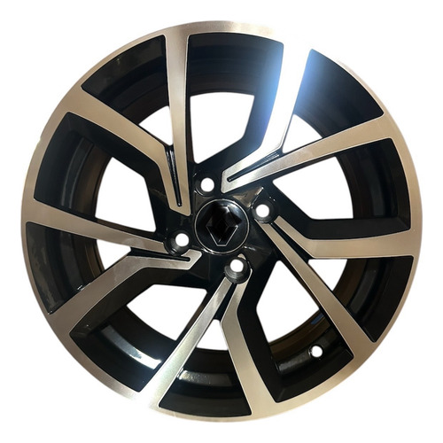 Rines 15 Para Renault Clio Logan Sandero Stepway 4/100 Negro Diamantado