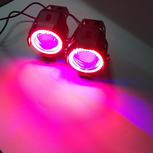 Imagem 7 de 8 de Par Farol Auxiliar Led 6500k Tenere Xre F800 Gs Tiger Cb500x
