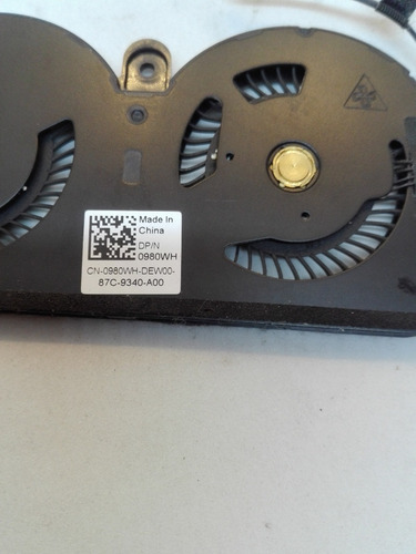 Imagen 3 de 3 de Ventilador Dell Xps 13 9370 Xps 13 9380 Pn: 980wh