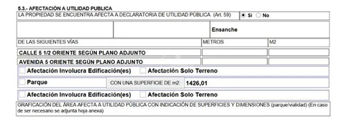 Terreno Construcción En Venta En Talca