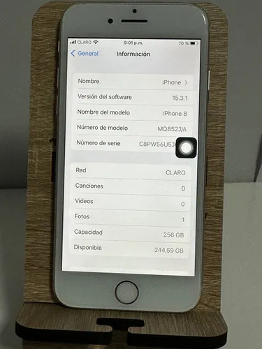 iPhone 8 256gb Funcionando Perfectamente (Usado)