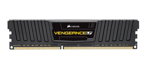 Imagen 1 de 2 de Memoria RAM Vengeance LP gamer color black  4GB 1 Corsair CML4GX3M1A1600C9