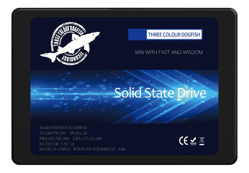 Ssd Sata 2.5 64gb Dogfish Disco Duro Interno De Estado Sólid