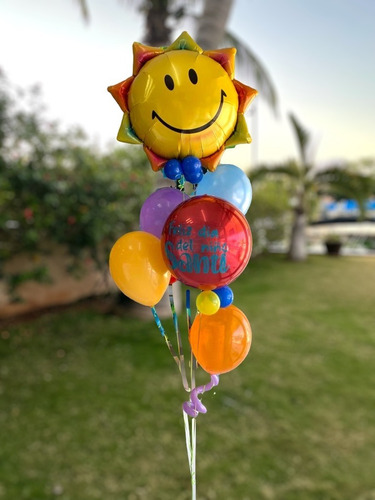 Globo Sol Metálico Qualatex 34
