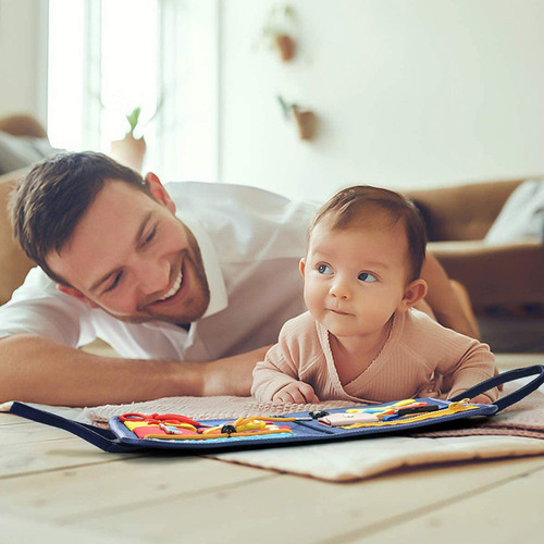 Toddler Busy Board: Juguete Sensorial Para Viajes Y Habilida