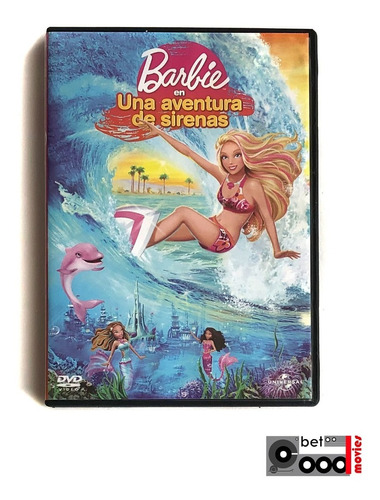 Dvd Barbie Una Aventura De Sirenas / Como Nuevo