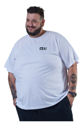 Camiseta Plus Size Masculina Double Symbol