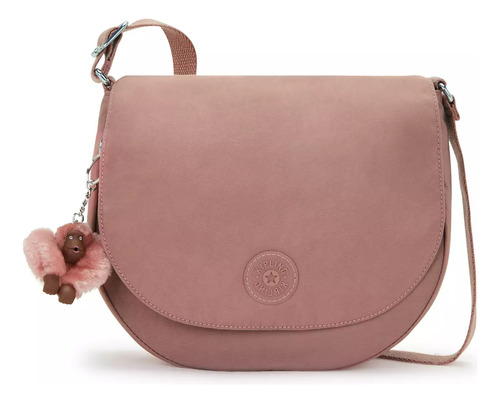 Bolsa Kipling Modelo Lucasta Color Rosey Rose 100% Original