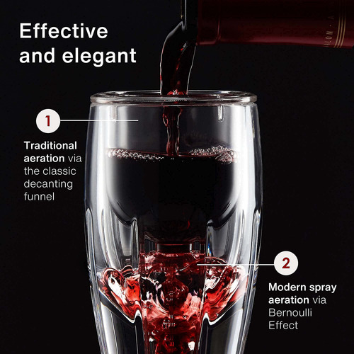 Set De Aireador De Vino Vintorio Omni Con Decantador Para Lo