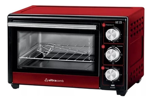 Horno Electrico Ultracomb Uc-23 Litros 1380w Grill Timer