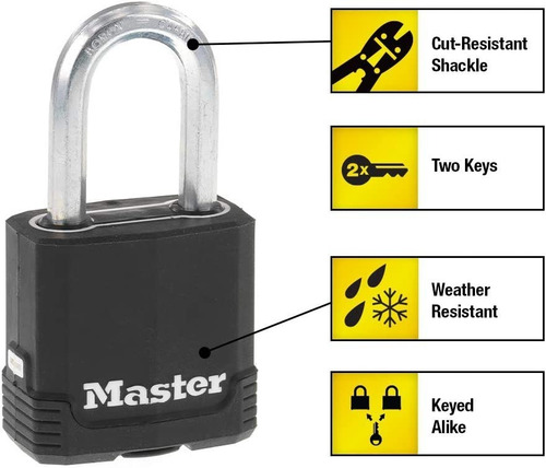 Imagen 2 de 7 de 2 Candados Master Lock Magnum Heavy Duty M115xtlf
