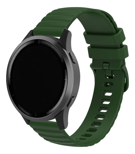Malla Lineas Para Samsung Galaxy Watch Active 1 Y Active 2 Verde Oscuro