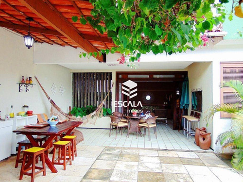 Imagem 8 de 30 de Casa Duplex 4 Quartos À Venda, 211m², 4 Vagas, Piscina - Papicu- Fortaleza/ce - Ca0239