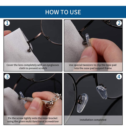 Juego De 1000 Herramientas De Reparación De Gafas Para Gafas