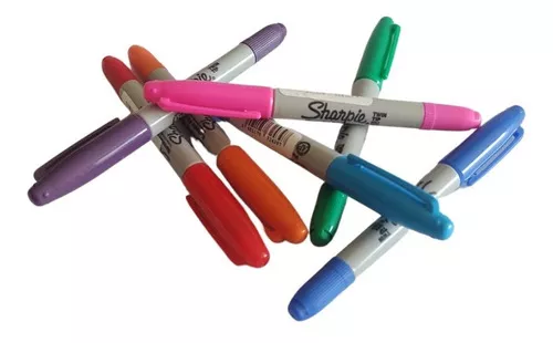 Marcador Sharpie Doble Punta Fina/ultra Fina X 7 Colores