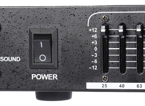Eq-215 Ecualizador De Doble Canal Y 15 Bandas, Montaje En Ra
