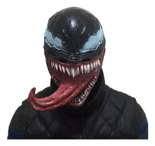Máscara De Cabeza De Venom Para Disfraces De Halloween, Acce