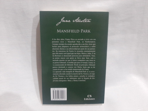 Imagen 2 de 4 de Mansfield Park Jane Austen Cs
