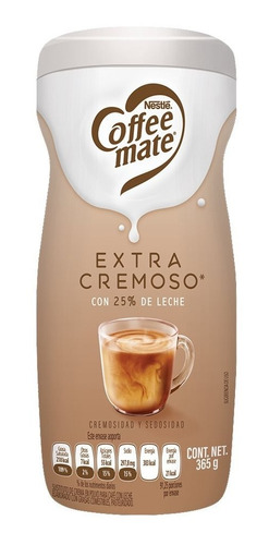 Sustituto De Crema Para Café Coffee Mate Extra Cremoso 365 G