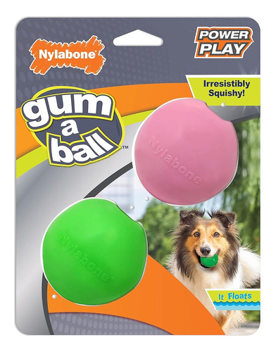 Nylabone Power Play Gum-a-ball Juguete Para Perros Talla Úni