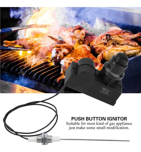- Encendedor De Chispa Con Botón Pulsador Para Barbacoa De