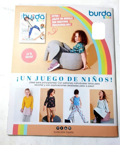 Burda Baby Febrero 2020 Nueva Con Patrones 82 Páginas.