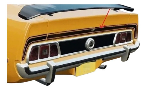 Stickers Franja Cajuela Para Ford Mustang Mach One 