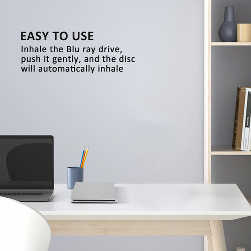 Unidad De Dvd Blu Ray 3d Externa, Usb 3.0 Y Blu-ray Cd Tipo