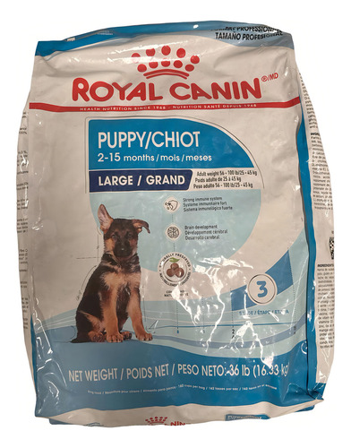 Puppy Chiot Large Grand Royal Canin 16.33kg