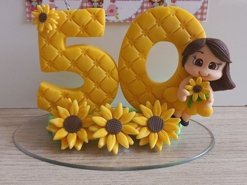 Vela Girassol Biscuit