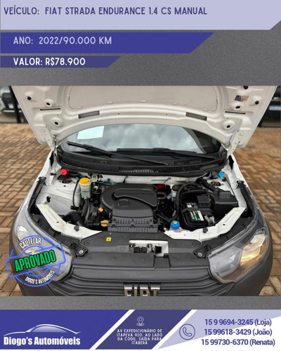 Fiat Strada 1.4 Endurance Cab. Cs Plus Flex 2p