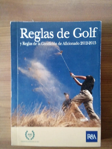 Libro Reglas De Golf 32º Edición (2012-2015)