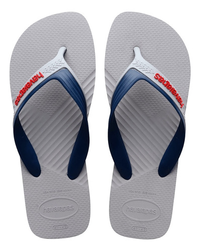 Ojotas Grises Havaianas Original Dual Fc |  Hombre