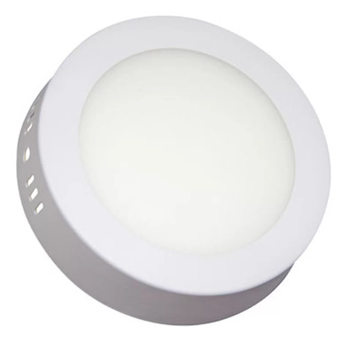 Luminária Plafon Demi Led 18w Luz Branca Redondo Bivolt Cor Branco 110V/220V