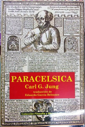 Paracelsica  Carl Gustav Jung, Col. Filosofía Y Hermenéutica