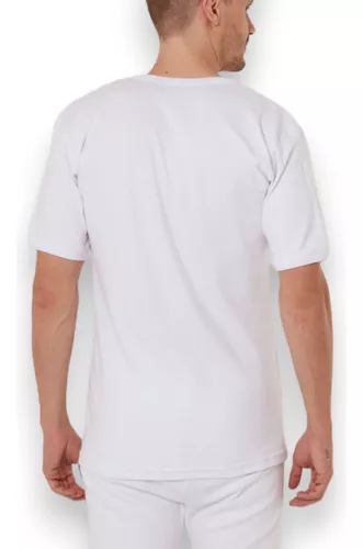 Camiseta Termica Manga Corta - Escote V - Hombre