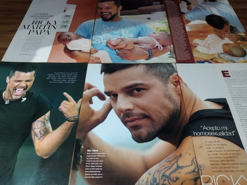 (as030) Ricky Martin * Recortes Revistas Clippings