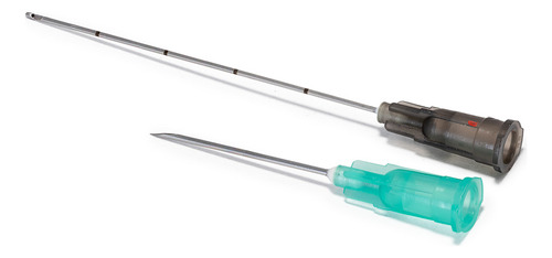 Kit Com 10 Micro Cânulas Dermia P/ Preenchimento 22g X 50mm