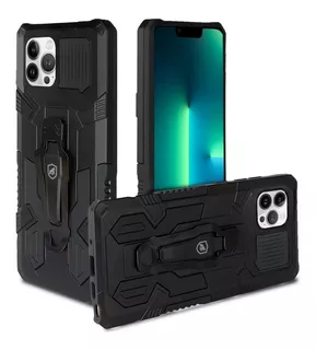 Capa Case Clip Preta Para iPhone - Gshield