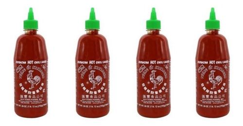 Salsa Sriracha Hot Chili 740 Ml Pack 4 Unidades