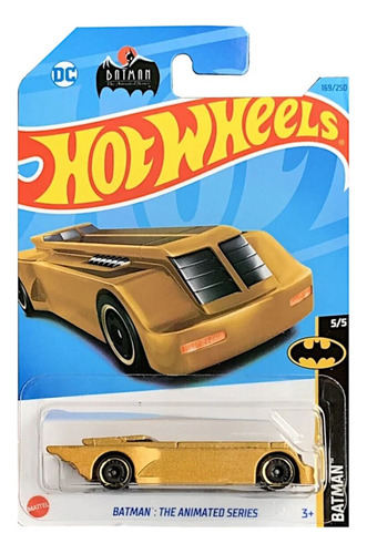 Hot Wheels Batman Animated Series Gold 